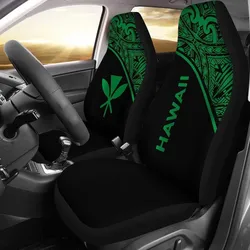 Hawaii Car Seat Covers - Hawaii Kanaka Maoli Polynesian Green Curve