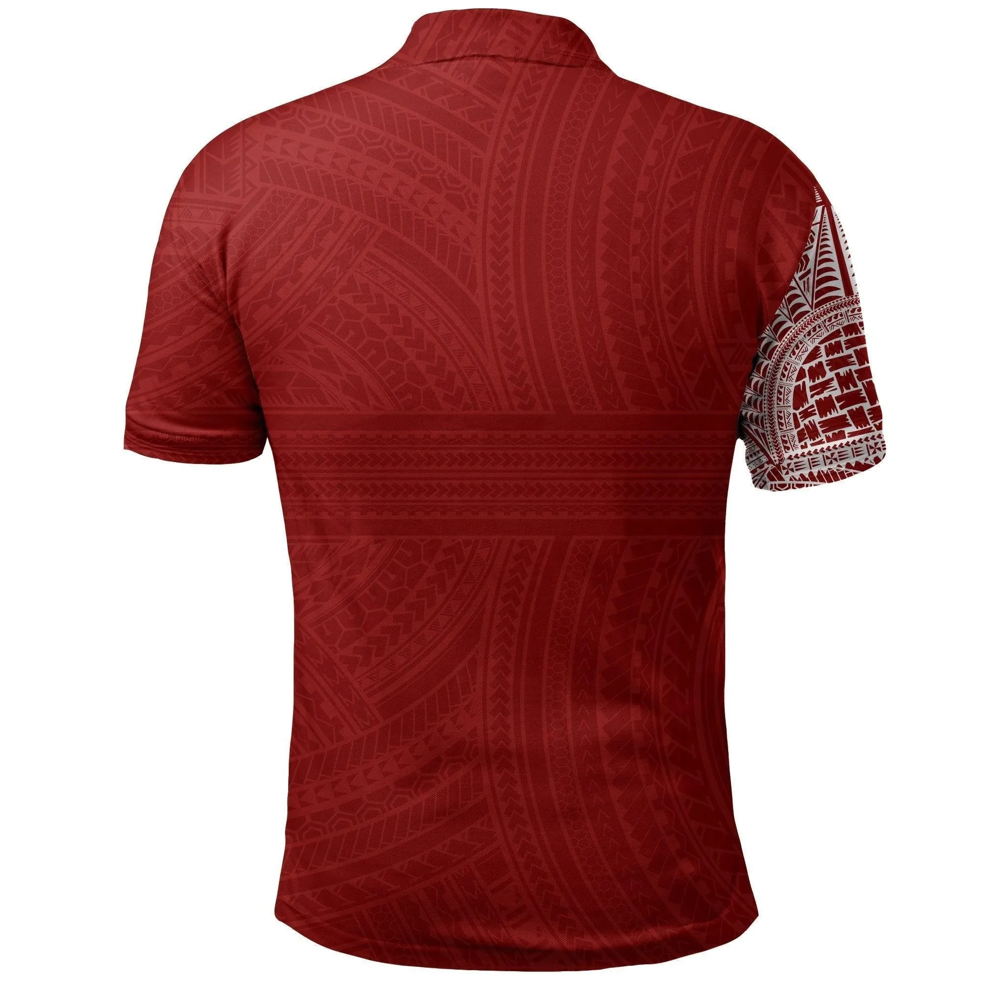 Tribal Tattoo Polo Shirt, Polynesian Golf Shirt