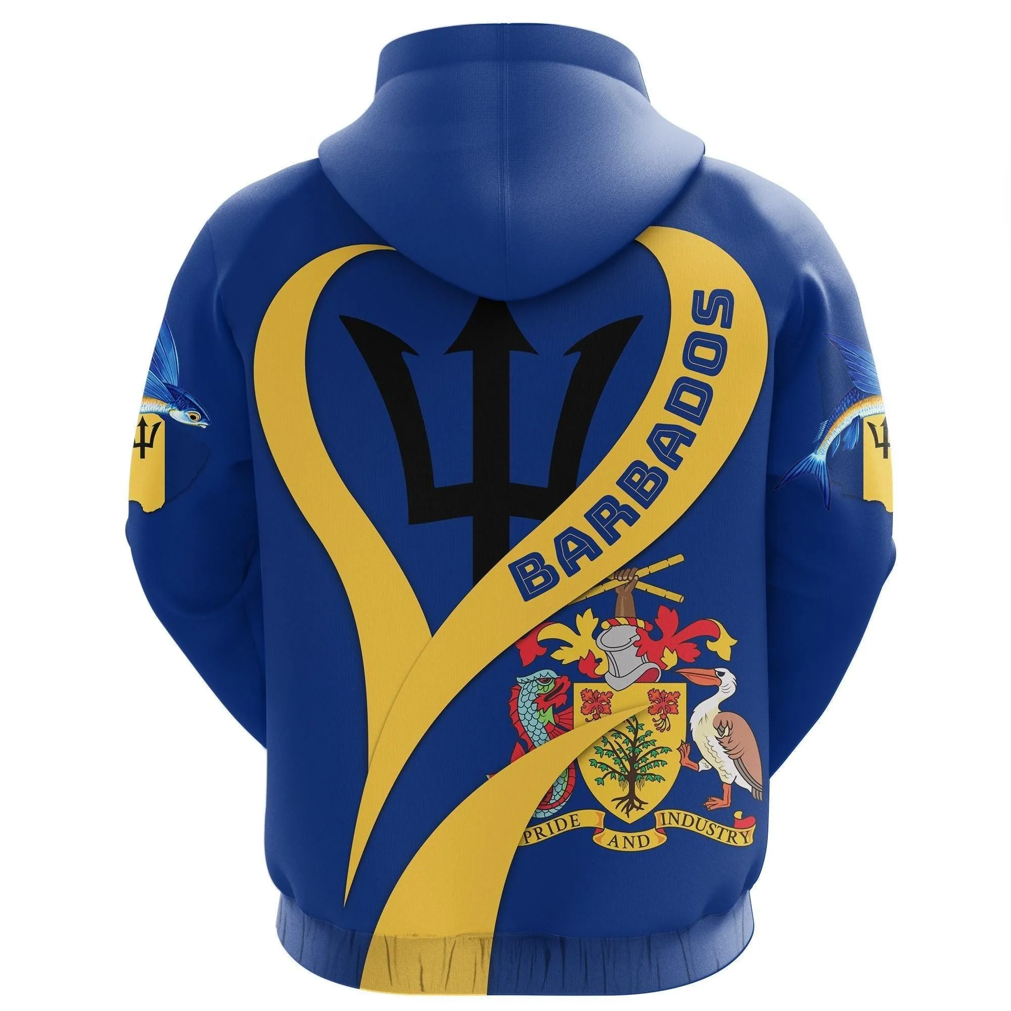 Barbados Hibiscus Hoodie