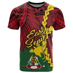 Papua New Guinea East Sepik Province Polynesian T-Shirt - Tribal Wave Tattoo - BN12