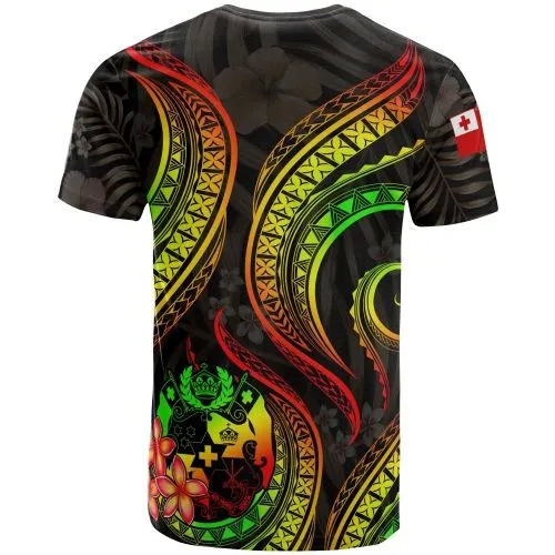Tonga Polynesian T shirt - Reggae Plumeria