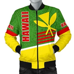 Polynesian Hawaii Bomber Jacket Men - Hawaiian Kanaka Maoli