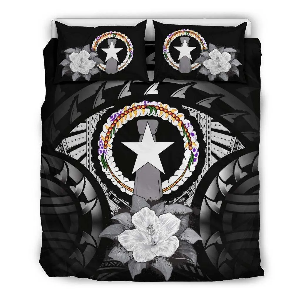 Northern Mariana Islands Gray Hibiscus Bedding Set A02 Dhc28111457Dd