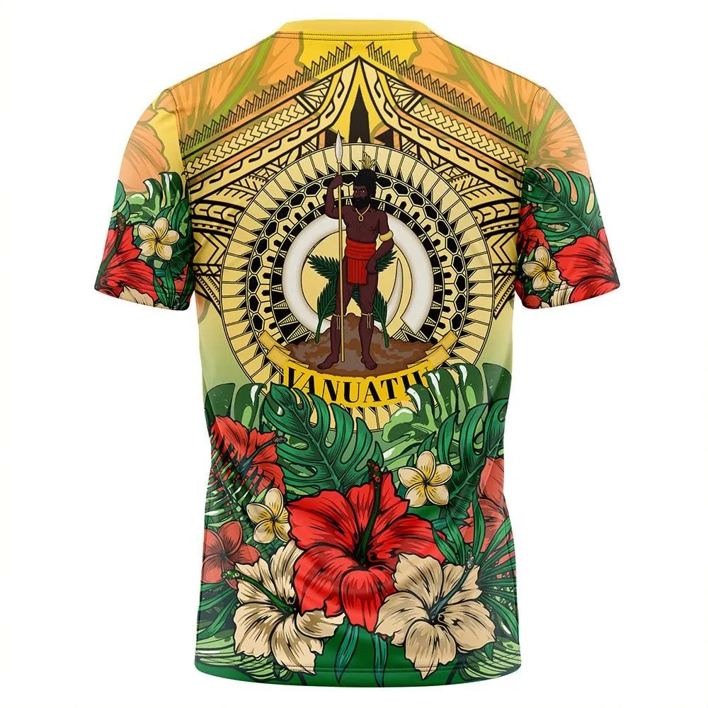 Vanuatu Polynesian Hibiscus T-Shirt T09