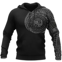 Hoodie Tonga In My Heart Polynesian Tattoo Style Special