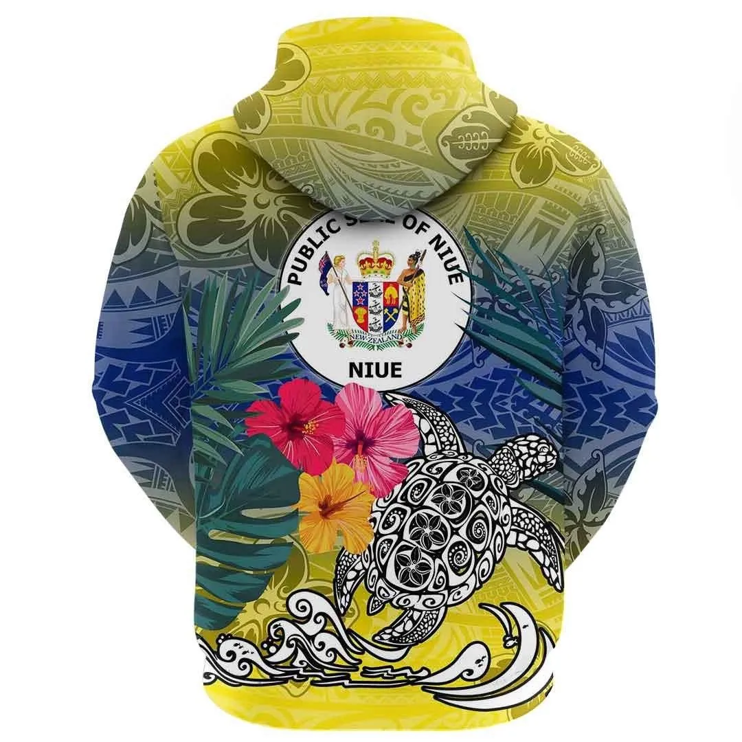 Alohawaii Clothing - Niue Style Polynesian Tattoo Hoodie A94