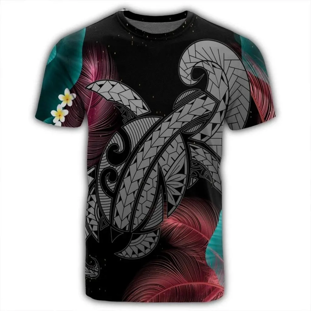 Alohawaii Tee - Hawaii Turtle Polynesian Tropical T-shirt Ghia Style Gray - AH - J4R