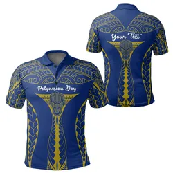 (Custom Personalised) Polynesian Day Polo Shirt Elegant Style - LT16