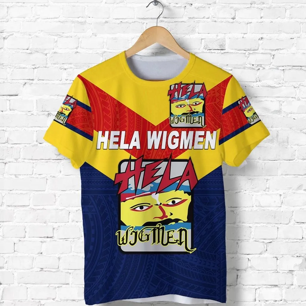 Papua New Guinea Hela Wigmen T shirt Rugby Simple Style LT8