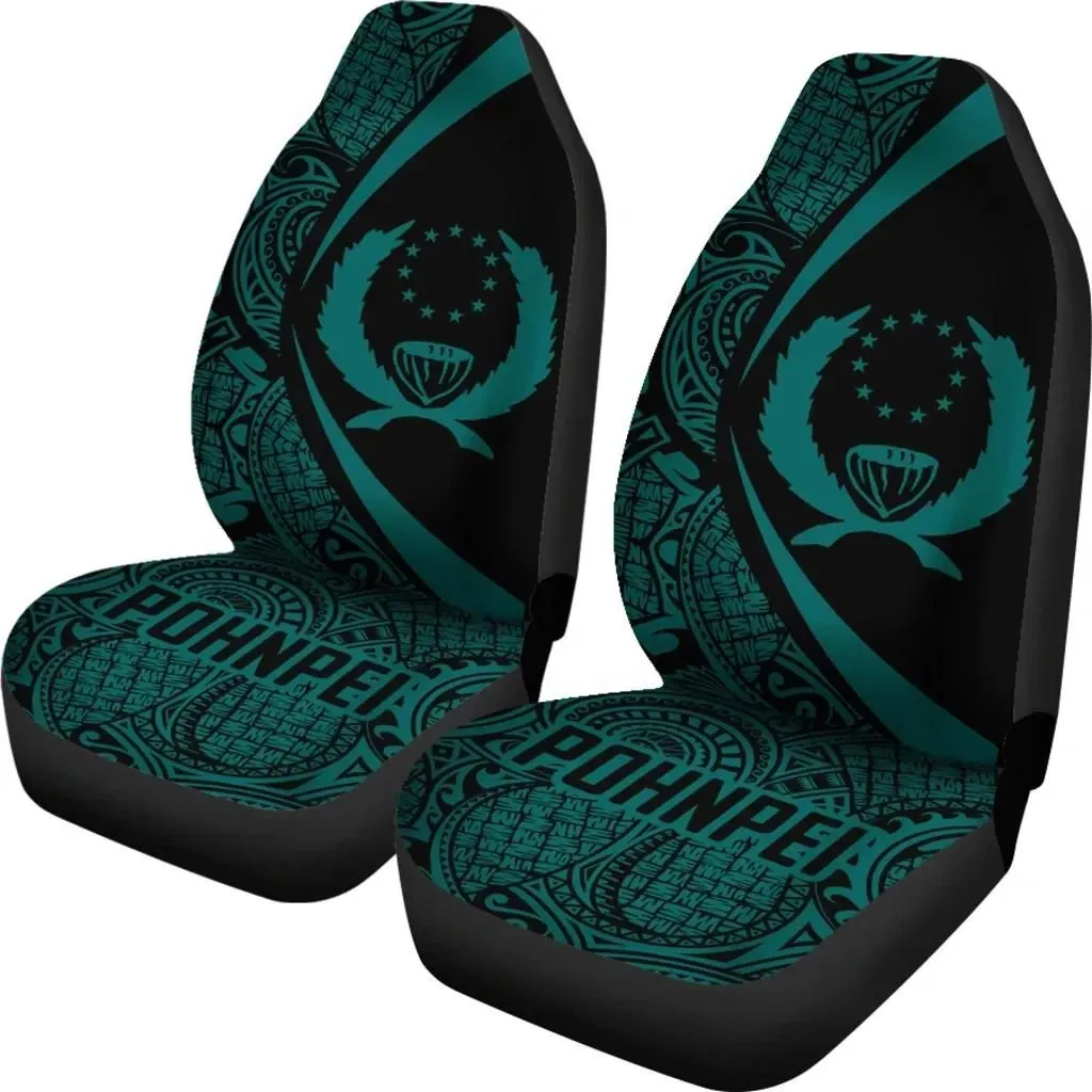 Alohawaii Accessories Car Seat Covers - Pohnpei Coat Of Arm Polynesian - Circle Style 04 J9
