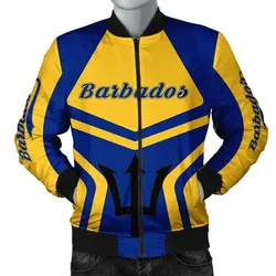Barbados Coat Of Arms Men Bomber Jacket  My Style