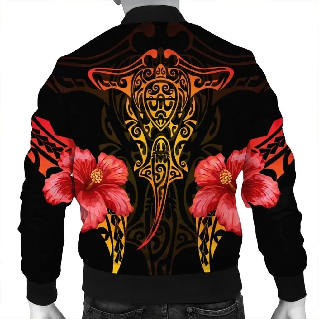 FamilyGater Jacket - Hawaii Polynesian Hibiscus Animal Bomber Jacket - AH - JR