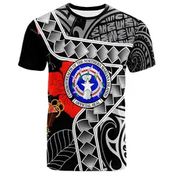 Northern Mariana Islands T - Shirt - Hibiscus Ft Polynesian Pattern