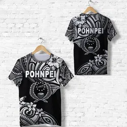 FSM Pohnpei T Shirt Unique Vibes - Black LT8