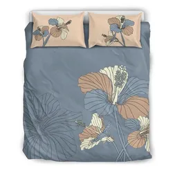Hawaiian Hibiscus Polynesian Bedding Set