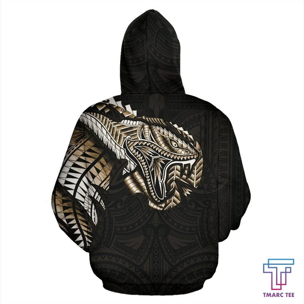 Tmarc Tee Polynesian Snake™ Tattoo on The Chest Hoodie NVD1358