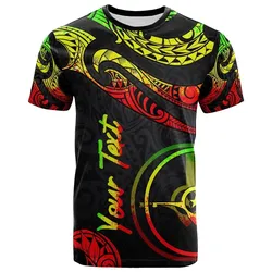 Yap Micronesia Polynesian Custom Personalised T shirt - Poly Tattoo Reggae Version