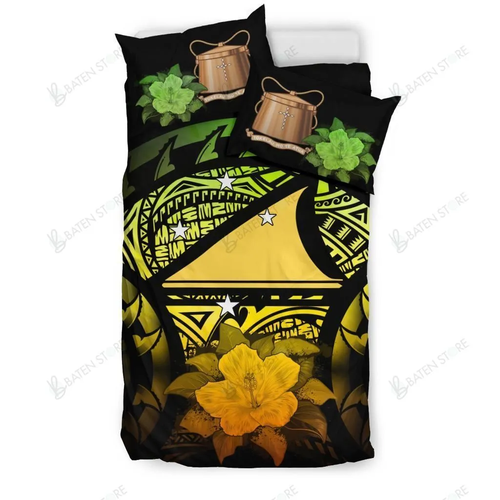 Tokelau Reggae Hibiscus Bedding Set Bedroom Decor