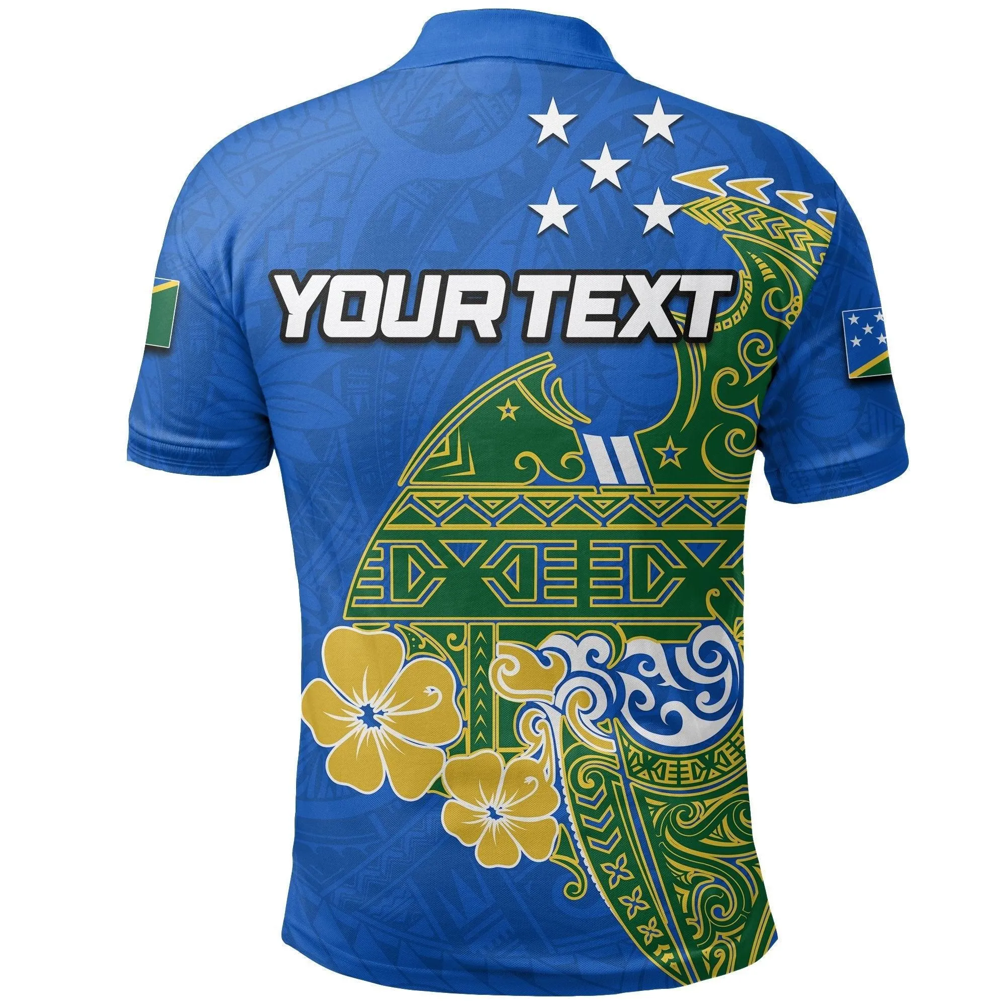 (Custom Personalised) Solomon Islands Independence 43rd Melanesia Tattoo Polo Shirt LT6