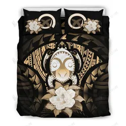 Vanuatu Gold Hibiscus Bedding Set Bedroom Decor
