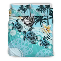 American Samoa Blue Turtle Hibiscus Cl02120004Mdb Bedding Sets