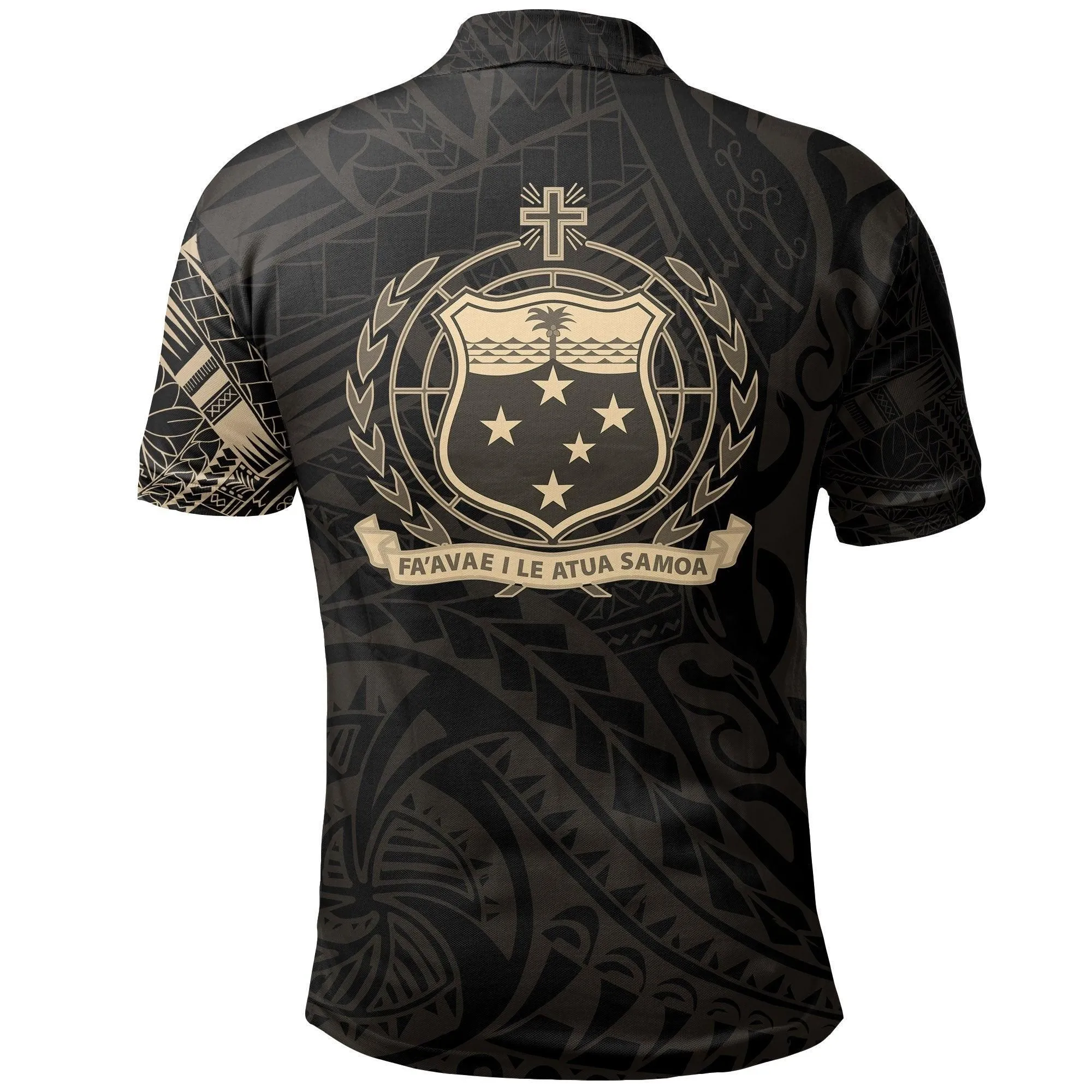 Samoa Polo Shirt - Samoa Coat Of Arms Polynesian Tattoo