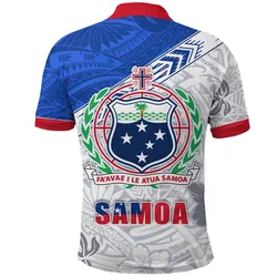 Alohawaii Shirt - Polo Shirt (Custom Personalised) Samoa Rugby Spirit Manu Samoa White K13