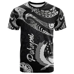 Pohnpei Micronesia T shirt - Poly Tattoo White Version