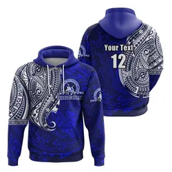 (Custom Personalised) Kolisi Ko Tupou College Tonga Hoodie Polynesian Tattoo Style