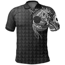 Polynesian Warrior Tattoo Lauhala Polo Shirt