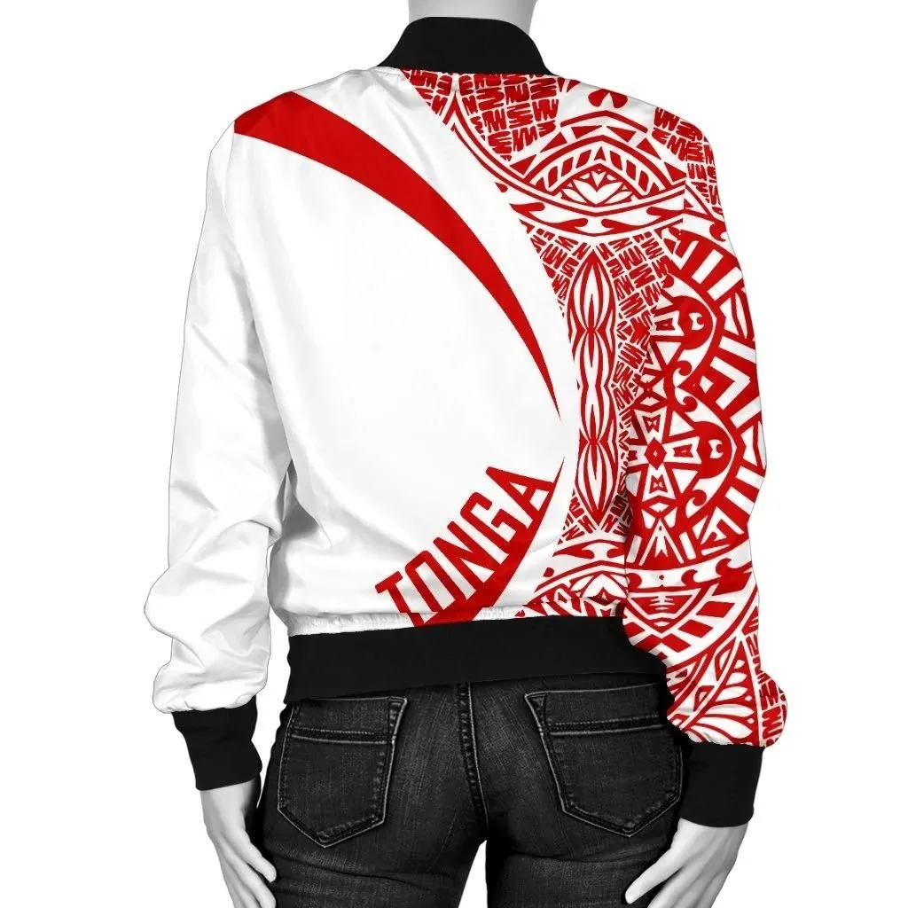Alohawaii Jacket - Bomber Jacket Tonga Polynesian - Circle Style - J1