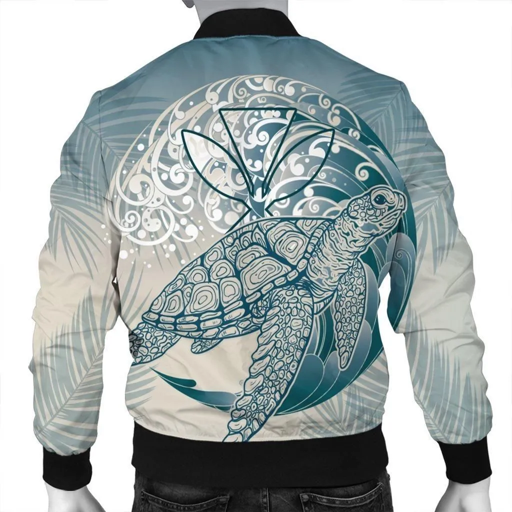Hawaii Wave Kanaka Turtle Bomber Jacket - AH