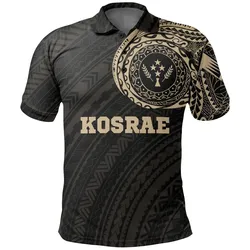 Kosrae in My Heart Tattoo Polo Shirt A7
