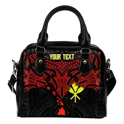 Hawaii Custom Personalised Shoulder Handbag - Polynesian Whale Tail