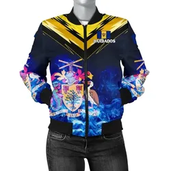 Barbados Women's Bomber Jacket - New Release A7