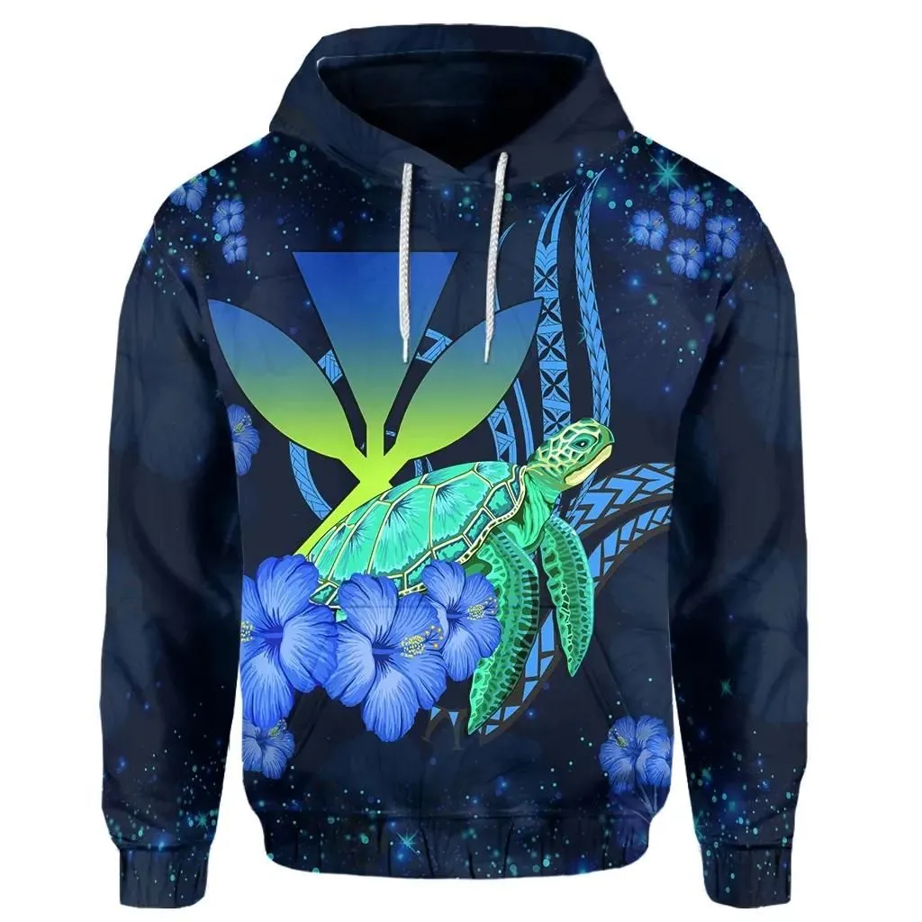 Alohawaii Hoodie - Hawaii Turtle Hibiscus Polynesian Hoodie - Jade Stone - AH JW