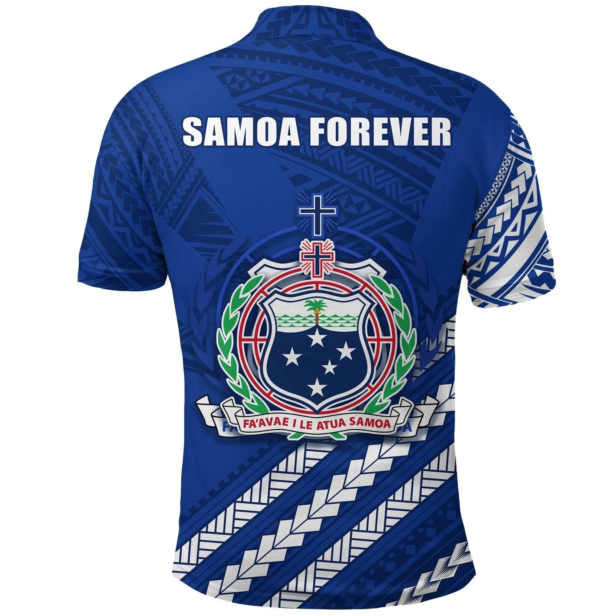 Samoa Rugby Polo Shirt Go The Manu