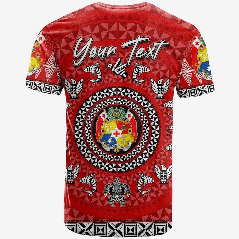Custom Personalised Mate Maa Tonga Ngatu Fonu Rugby T Shirt LT6
