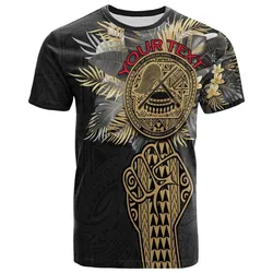 American Samoa Custom Personalized T shirt - Coat Of Arm Clenched Fist
