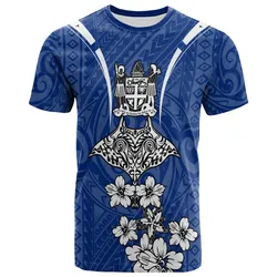 Fiji T shirt - Ray Hibiscus