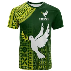 Tailevu Rugby Fiji T Shirt - Go Green LT4
