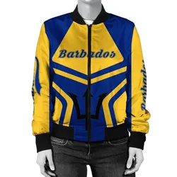 Barbados Coat Of Arms Women Bomber Jacket My Style