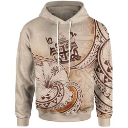Fiji Hoodie - Hibiscus Flowers Vintage Style