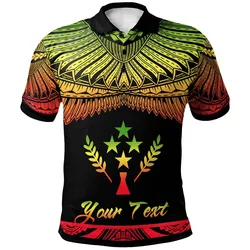 Kosrae Polynesian Custom Personalised Polo Shirt - Poly Tattoo Reggae Version