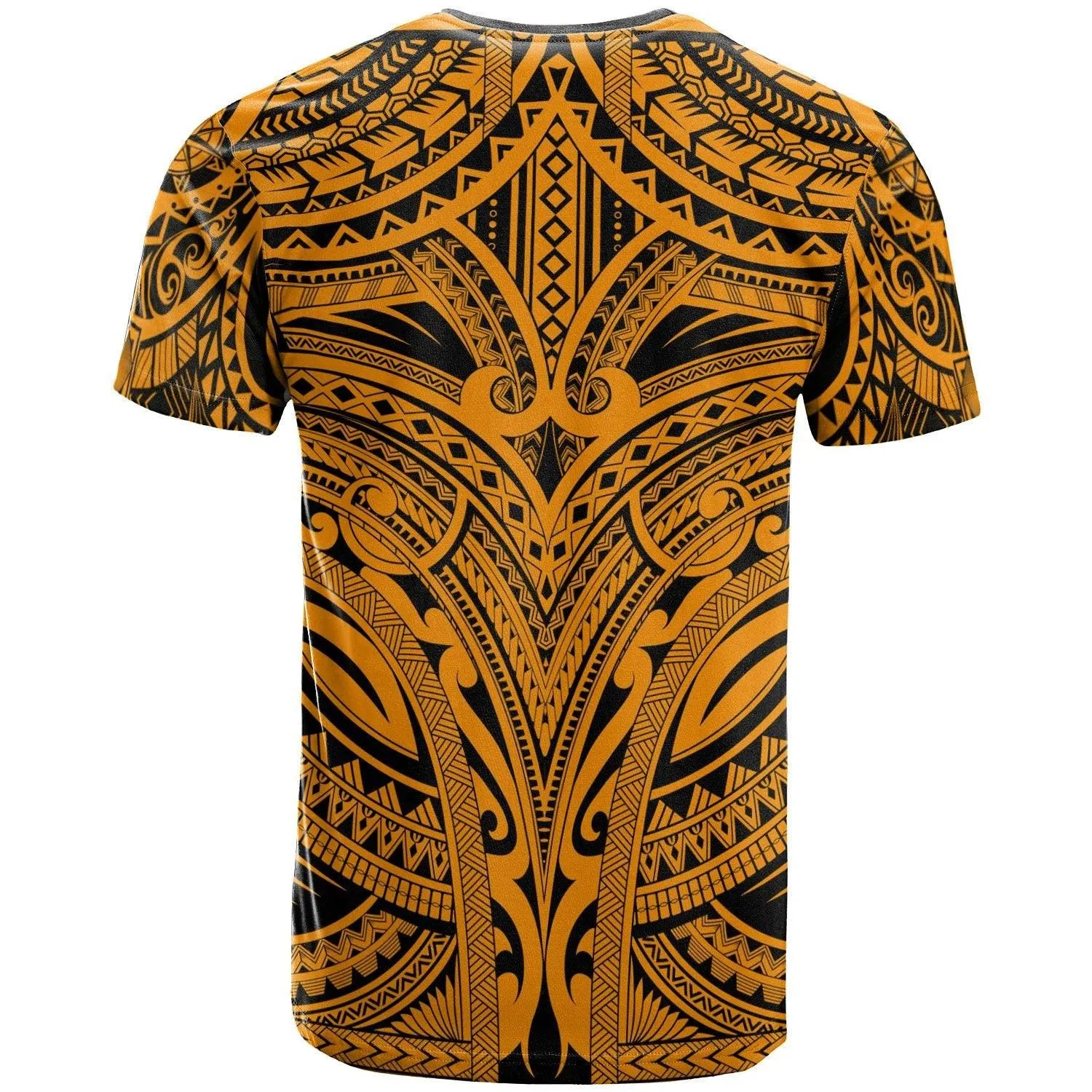 Hawaii T-Shirt - Coat of Arm Hawaii & Polynesian Tattoo