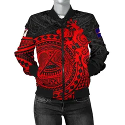 Alohawaii Jacket - Bomber Jacket American Samoa - Polynesian Lizard - BN15