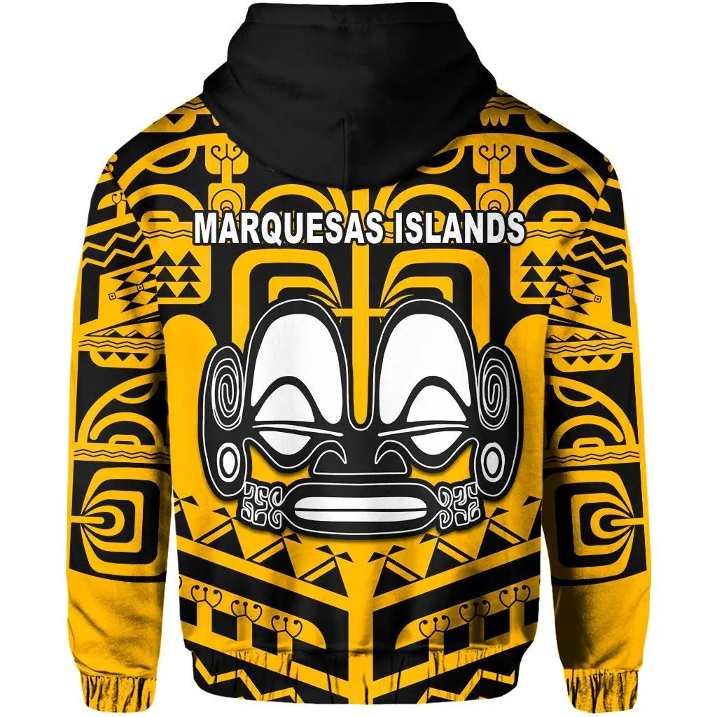 Marquesas Islands Hoodie - Marquesas Tattoo Version 02 LT13