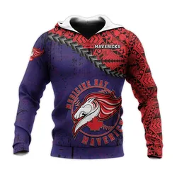 Medicine Hat Mavericks Hoodie Grunge Polynesian Tattoo - CA BASEBALL
