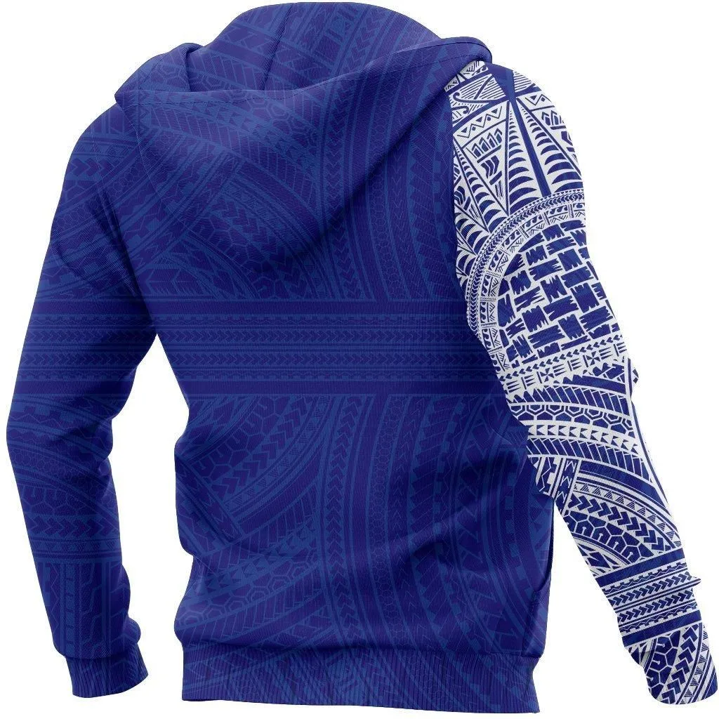 Tribal Hoodie, Polynesian Tattoo All Over Print Hoodie