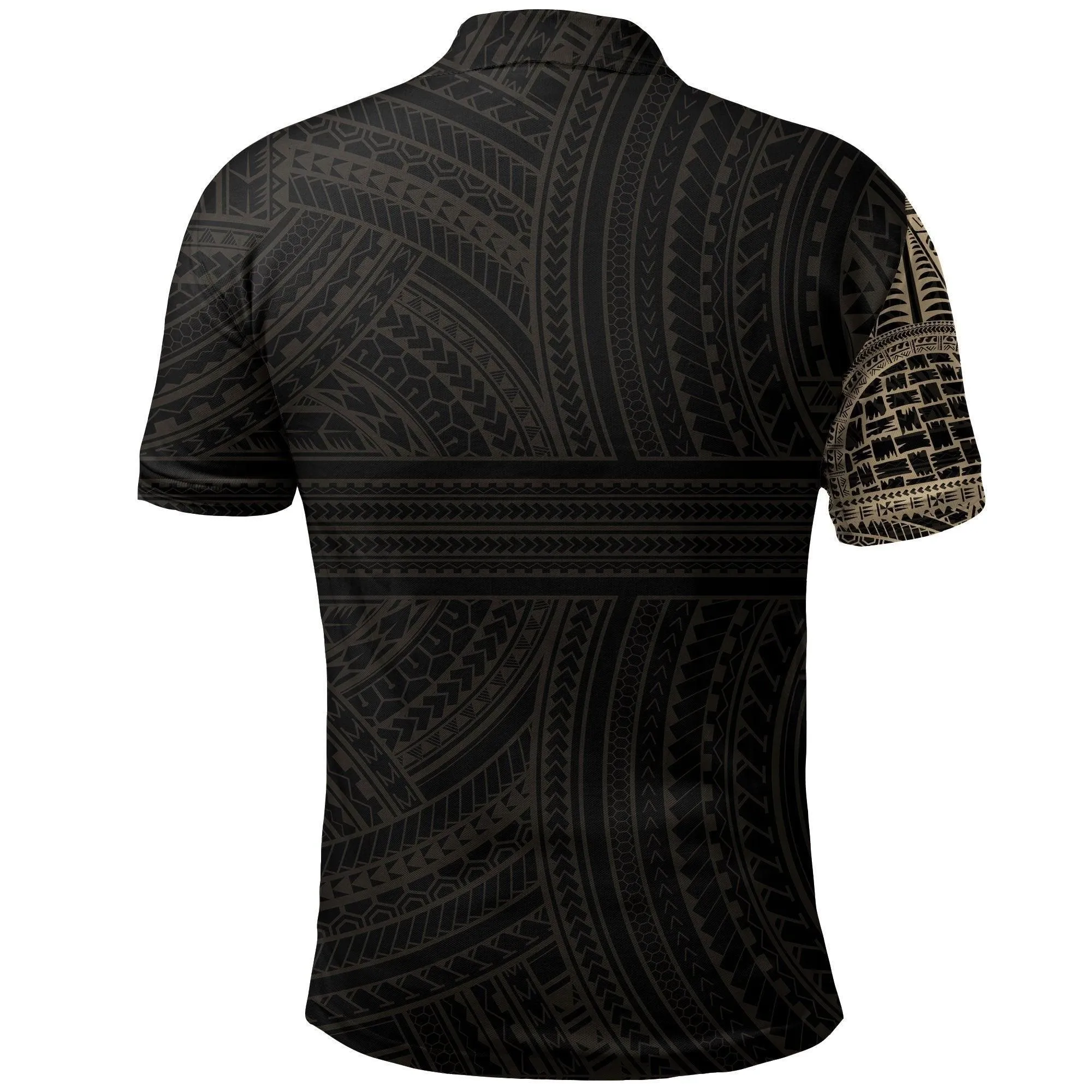 Tribal Tattoo Polo Shirt, Polynesian Golf Shirt